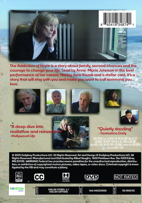 The Addiction Of Hope (MOD) (DVD Movie) - back cover art