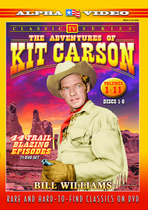 The Adventures of Kit Carson Volumes 1-11 (MOD) (DVD Movie) - movie cover art