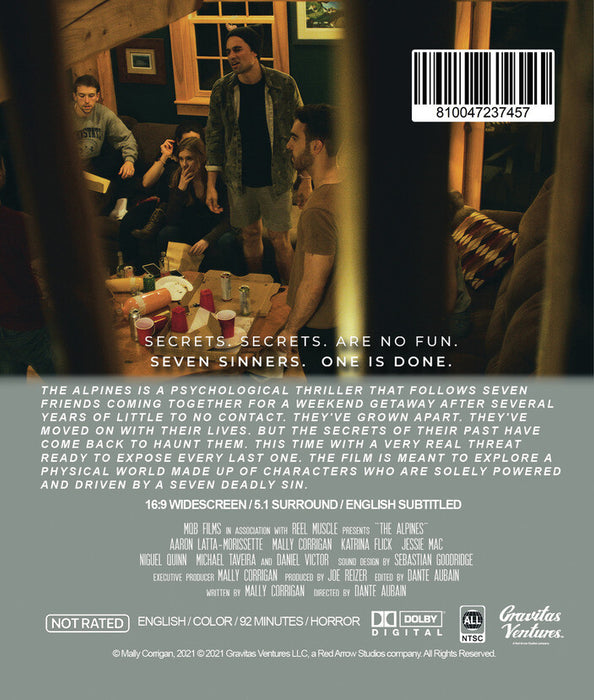 The Alpines (MOD) (BluRay Movie) - back cover art
