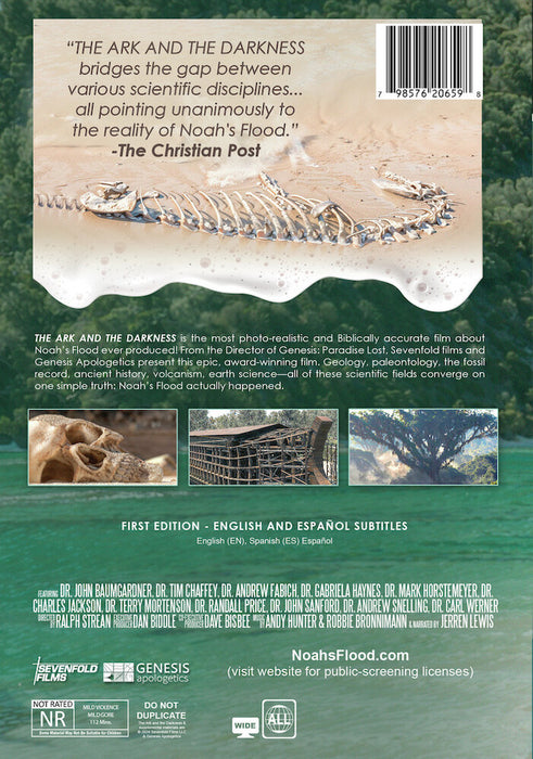 The Ark and the Darkness (MOD) (DVD Movie) - back cover art