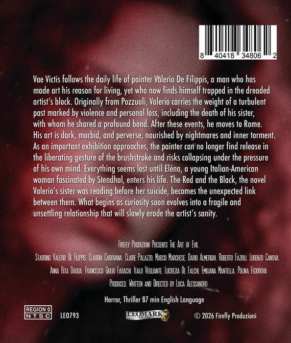 The Art of Evil (MOD) (BluRay Movie) - back cover art