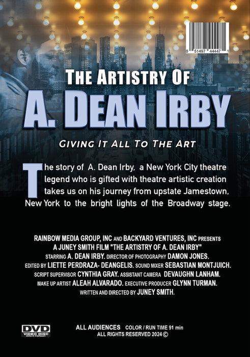 The Artistry of A. Dean Irby (MOD) (DVD Movie) - back cover art
