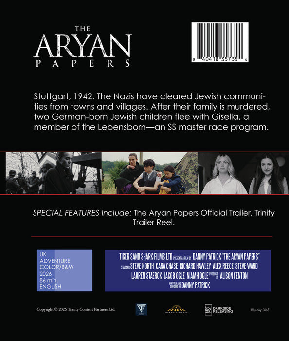 The Aryan Papers (MOD) (BluRay Movie) - back cover art