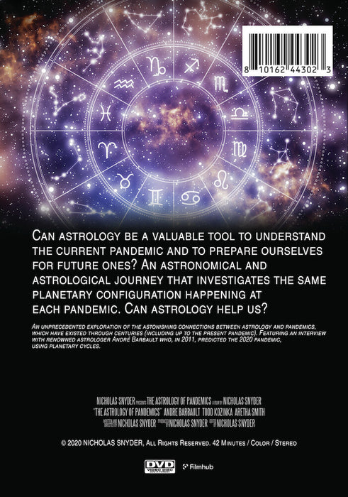 The Astrology of Pandemics (MOD) (DVD Movie) - back cover art
