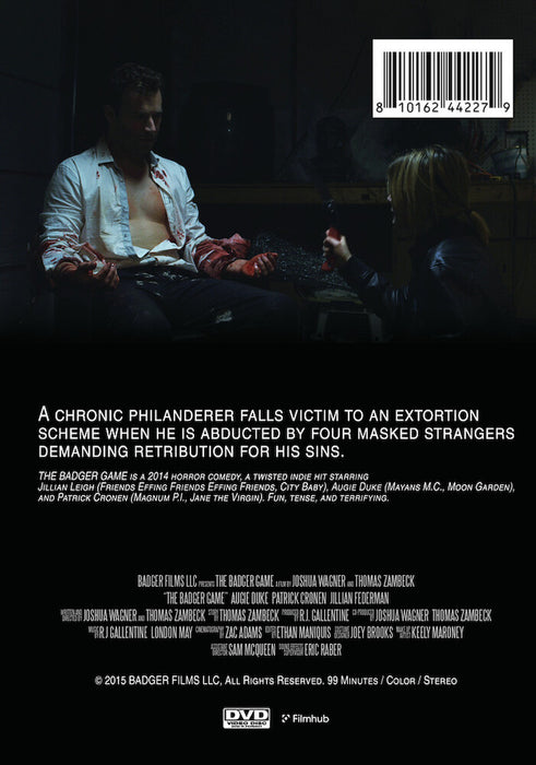 The Badger Game (MOD) (DVD Movie) - back cover art