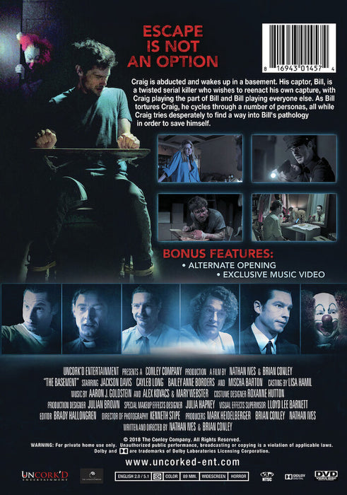 The Basement (MOD) (DVD Movie) - back cover art