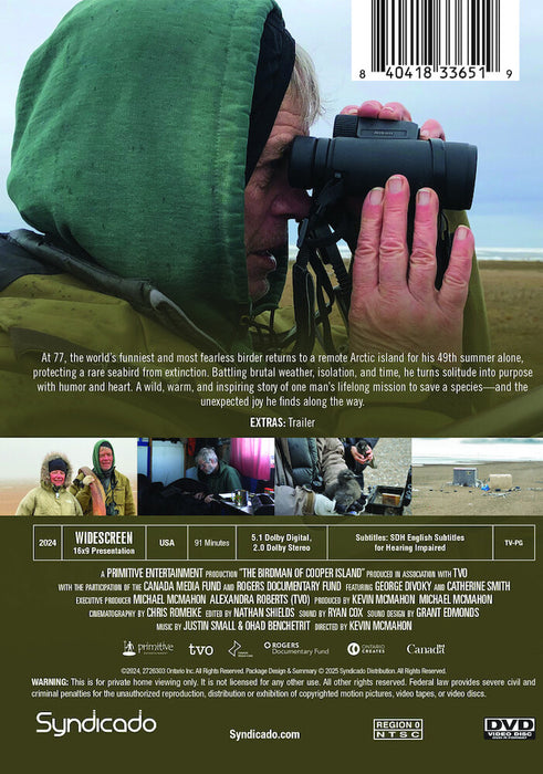 The Birdman Of Cooper Island (MOD) (DVD Movie) - back cover art