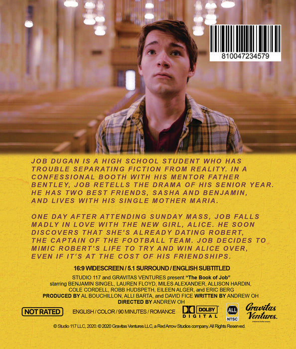 The Book of Job (MOD) (BluRay Movie) - back cover art
