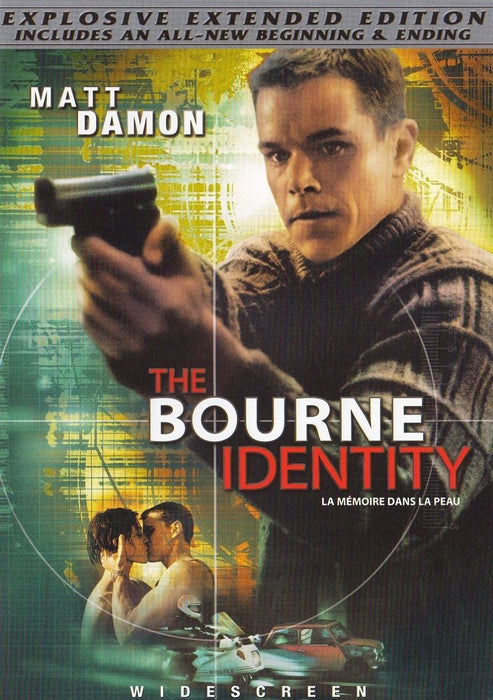 The Bourne Identity DVD - movie cover art