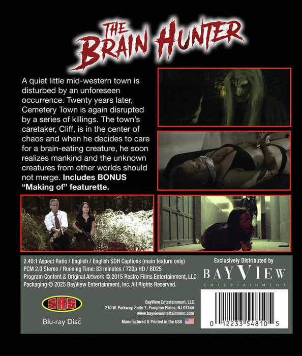 The Brain Hunter (MOD) (BluRay Movie) - back cover art