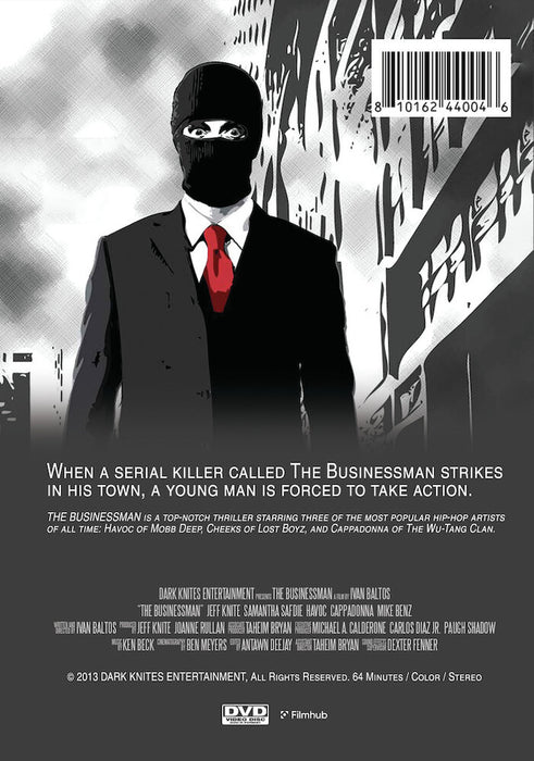 The Businessman (MOD) (DVD Movie) - back cover art