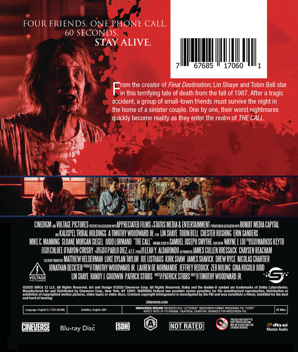 The Call (MOD) (BluRay Movie) - back cover art