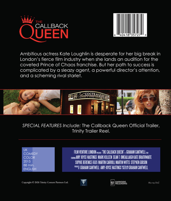 The Callback Queen (MOD) (BluRay Movie) - back cover art