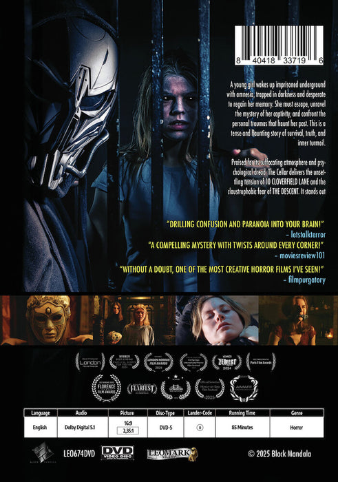 The Cellar (MOD) (DVD Movie) - back cover art