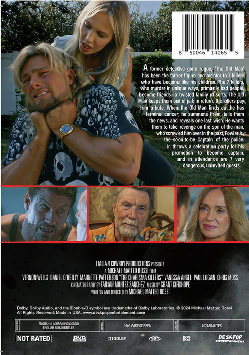 The Charisma Killers (MOD) (DVD Movie) - back cover art