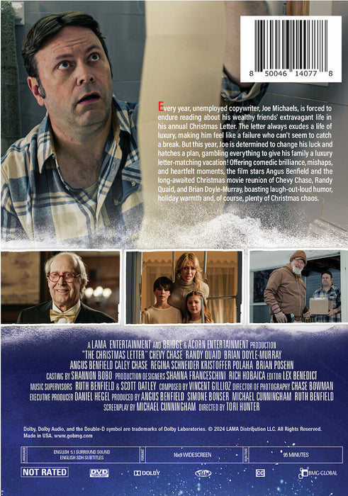 The Christmas Letter (MOD) (DVD Movie) - back cover art