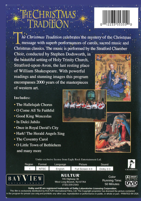The Christmas Tradition: A Celebration Of Christmas (MOD) (DVD Movie) - back cover art