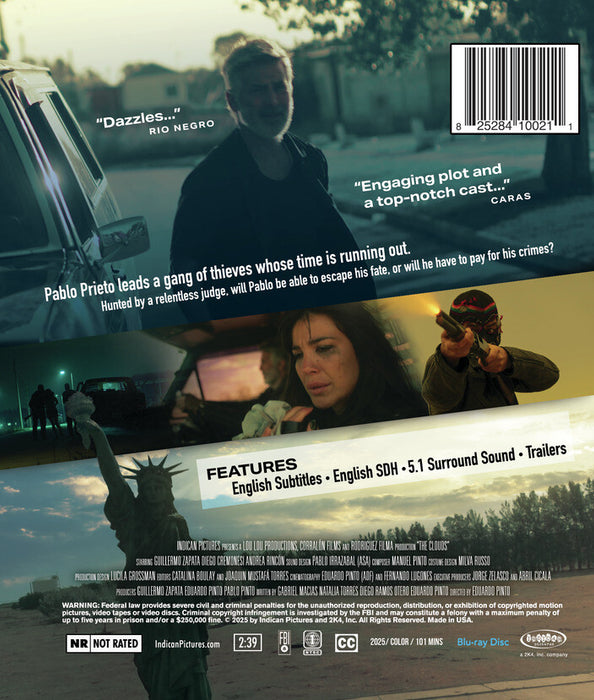 The Clouds (MOD) (BluRay Movie) - back cover art