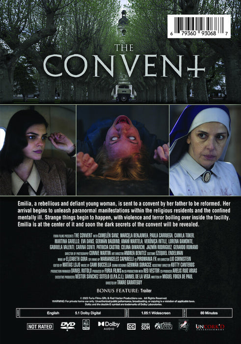 The Convent (MOD) (DVD Movie) - back cover art