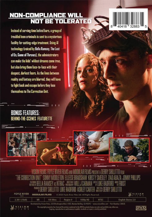 The Correction Unit (MOD) (DVD Movie) - back cover art
