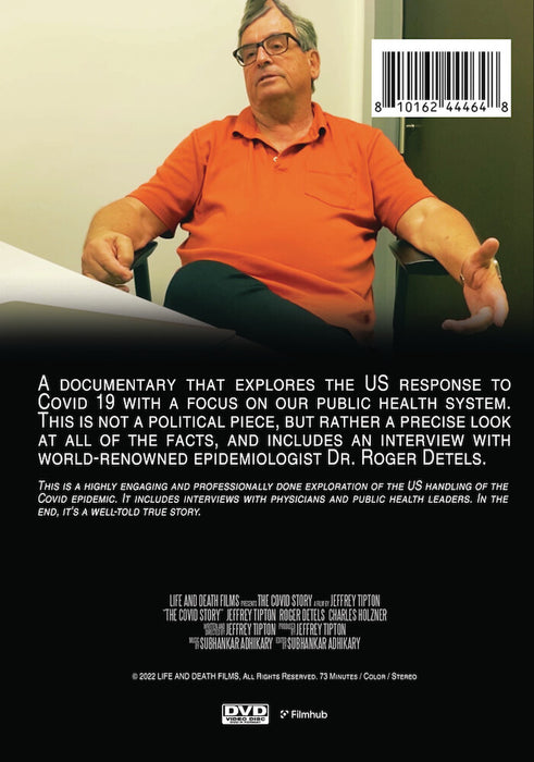 The Covid Story (MOD) (DVD Movie) - back cover art
