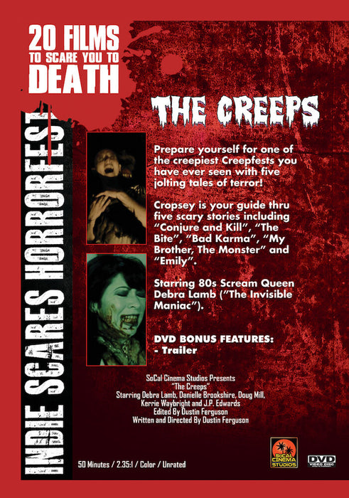 The Creeps (MOD) (DVD Movie) - back cover art