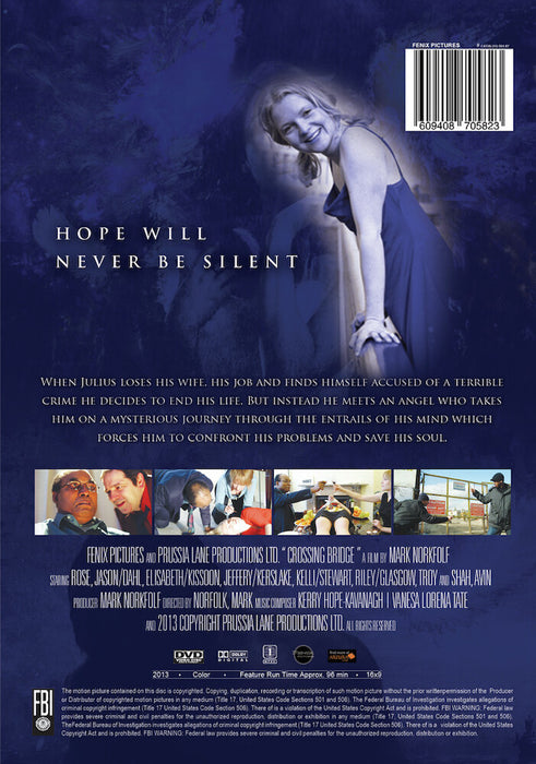 The Crossing Bridge (MOD) (DVD Movie) - back cover art