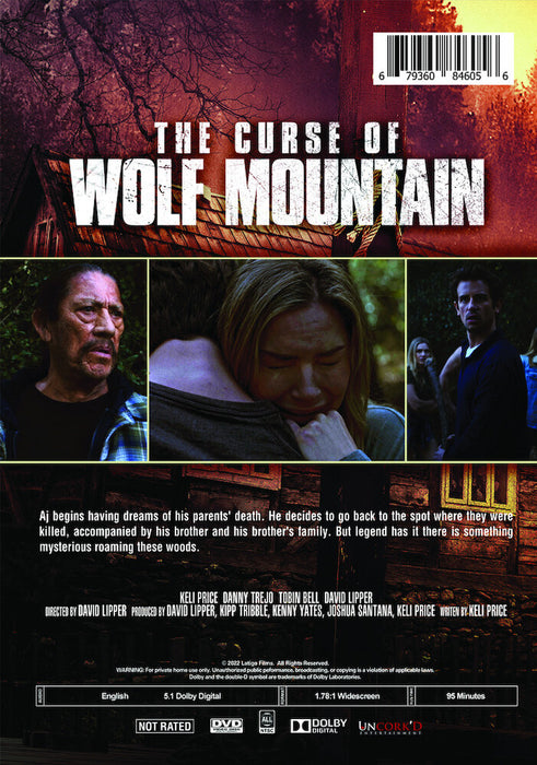 The Curse of Wolf Mountain (MOD) (DVD Movie) - back cover art