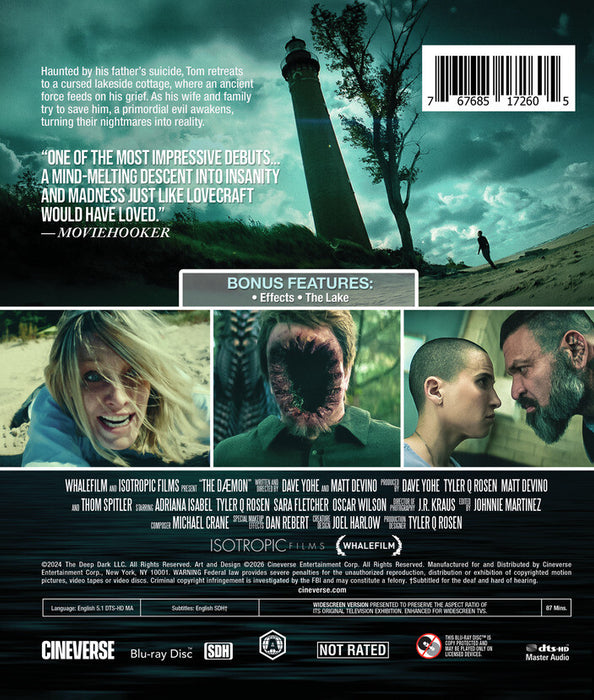 The Daemon (MOD) (BluRay Movie) - back cover art