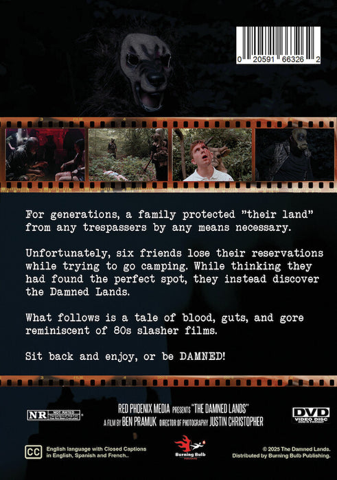 The Damned Lands (MOD) (DVD Movie) - back cover art
