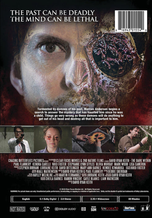 The Dark Within (MOD) (DVD Movie) - back cover art