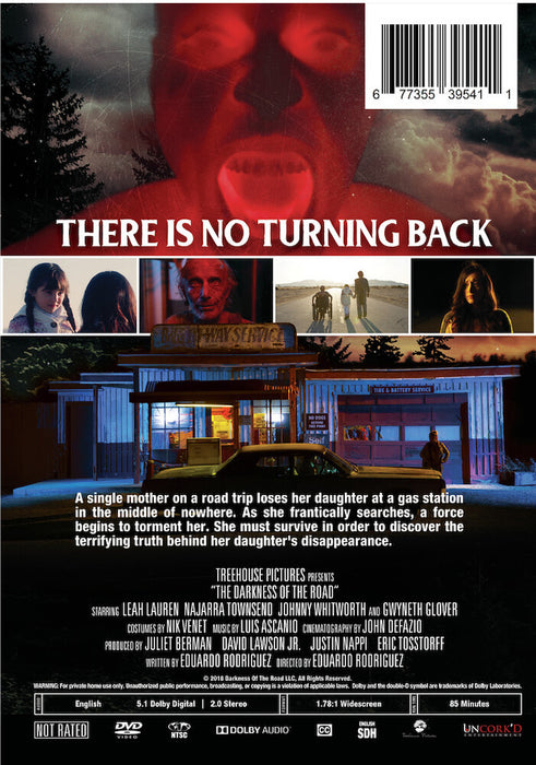 The Darkness of the Road (MOD) (DVD Movie) - back cover art