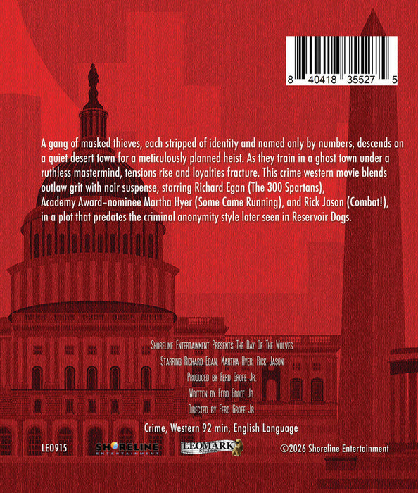 The Day of the Wolves (MOD) (BluRay Movie) - back cover art