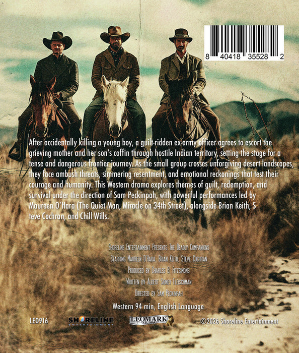 The Deadly Companions (MOD) (BluRay Movie) - back cover art