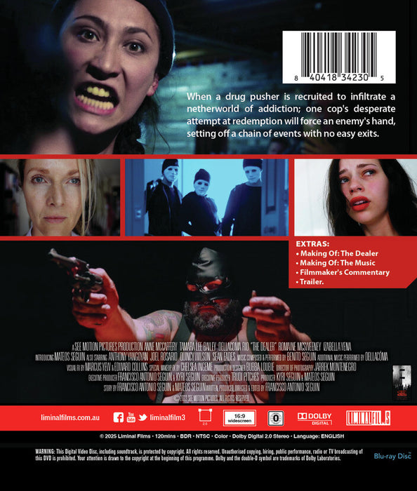 The Dealer (MOD) (BluRay Movie) - back cover art