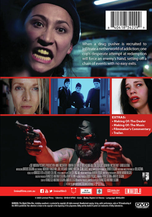 The Dealer (MOD) (DVD Movie) - back cover art