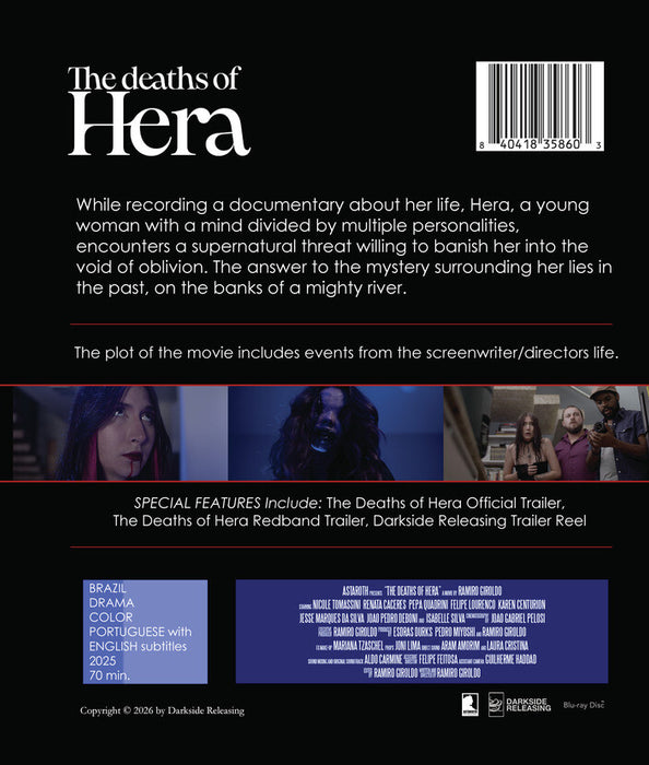 The Deaths of Hera (MOD) (BluRay Movie) - back cover art