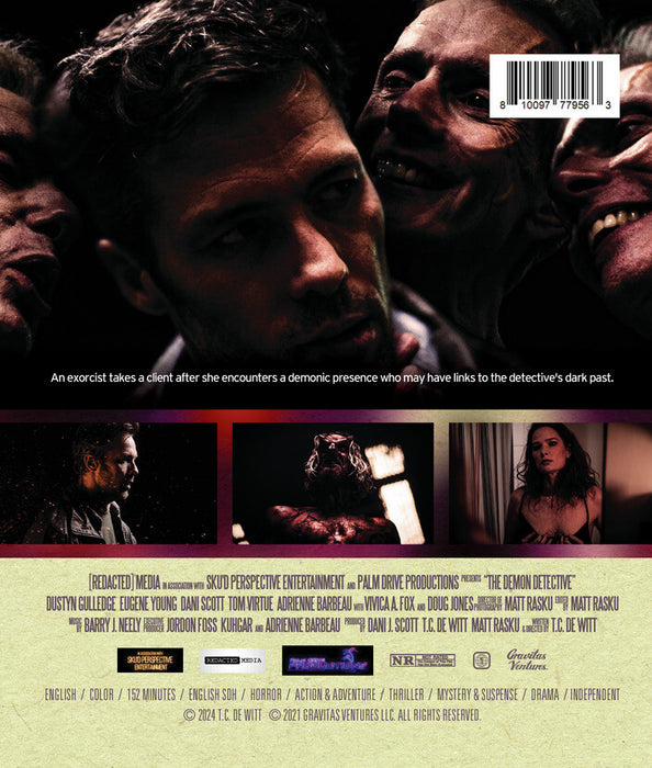 The Demon Detective (MOD) (BluRay Movie) - back cover art