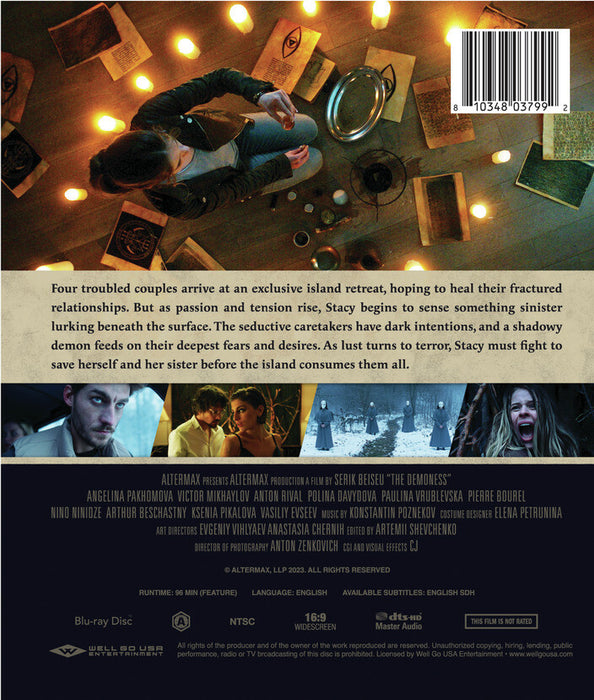The Demoness (MOD) (BluRay Movie) - back cover art