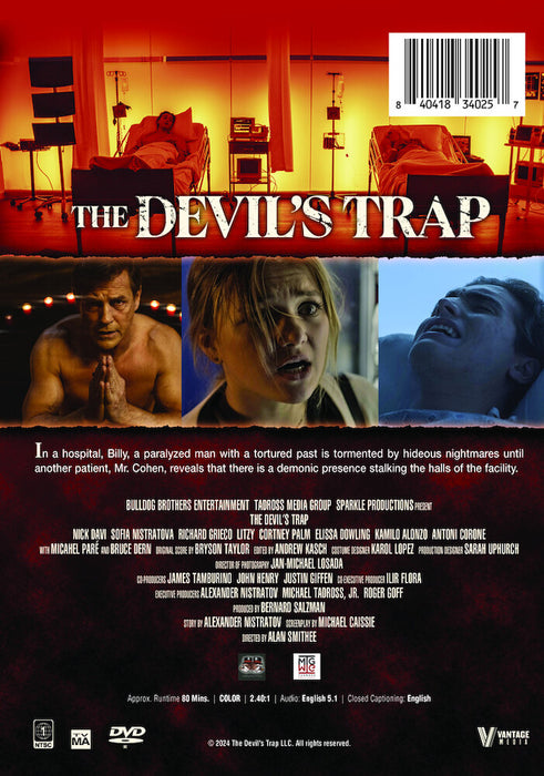 The Devil's Trap (MOD) (DVD Movie) - back cover art