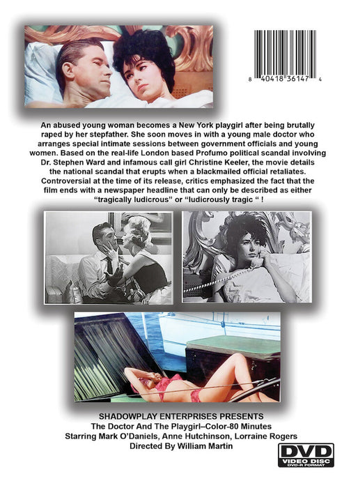 The Doctor and the Playgirl (MOD) (DVD Movie) - back cover art