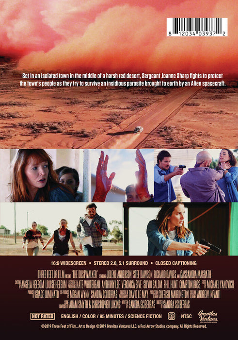 The Dustwalker (MOD) (DVD Movie) - back cover art