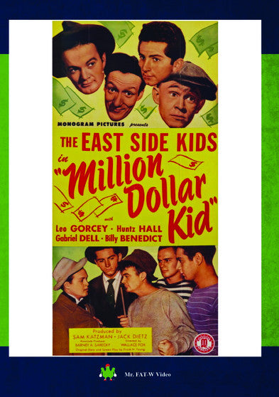 The East Side Kids "Million Dollar Kid" (MOD) (DVD Movie) - movie cover art