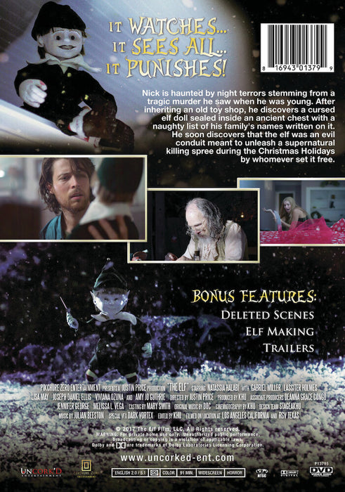 The Elf (MOD) (DVD Movie) - back cover art