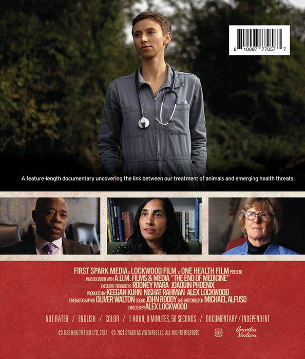The End of Medicine (MOD) (BluRay Movie) - back cover art