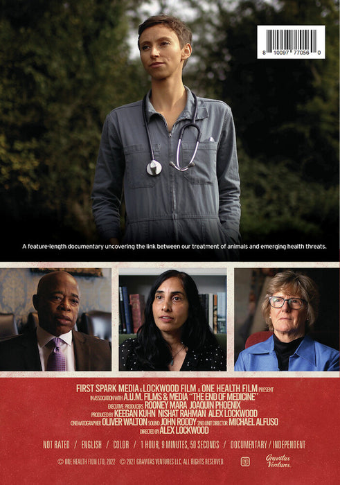 The End of Medicine (MOD) (DVD Movie) - back cover art