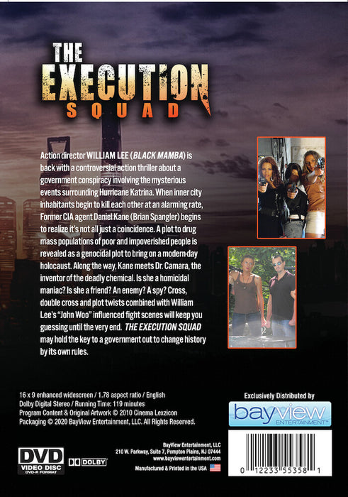 The Execution Squad (MOD) (DVD Movie) - back cover art