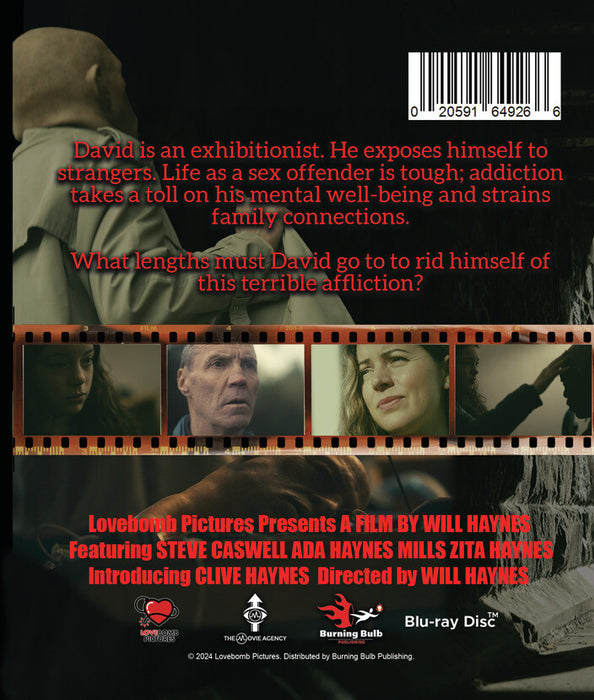 The Exhibitionist (MOD) (BluRay Movie) - back cover art