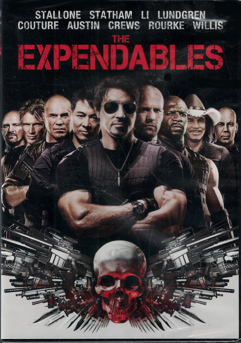 The Expendables DVD - movie cover art