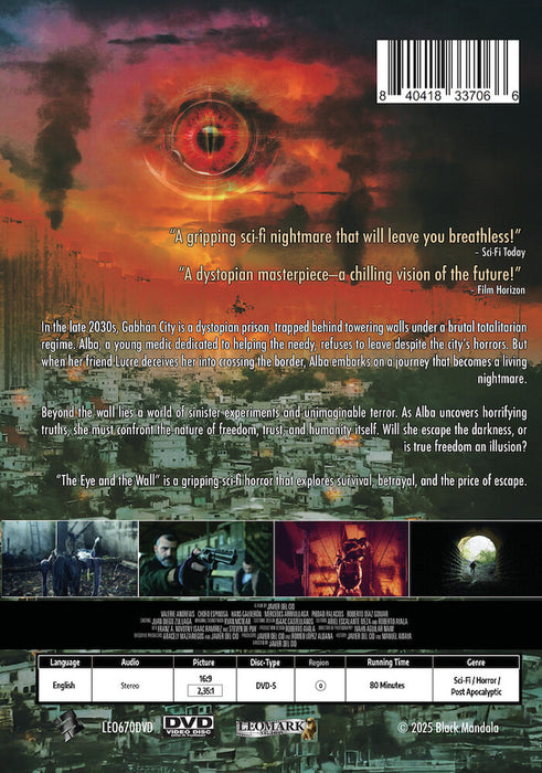 The Eye and the Wall (MOD) (DVD Movie) - back cover art